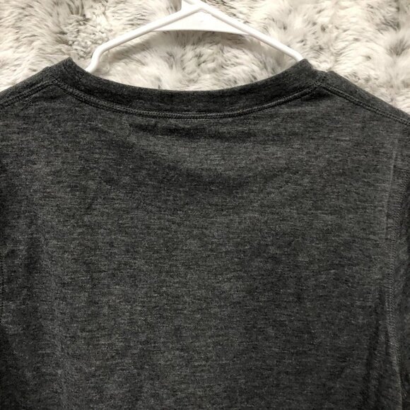 Omni-Wool Base Layer Wool Blend Shirt Long Sleeve Crewneck Gray Mens Large - Picture 7 of 11